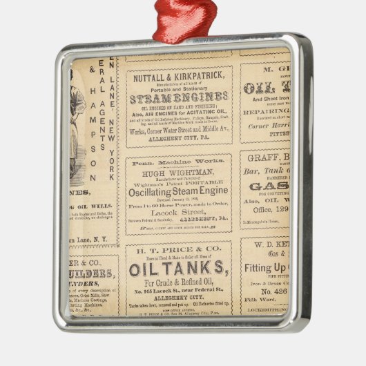 Werbung Ornament Aus Metall (Links)