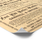 Werbung Poster (Ecke)