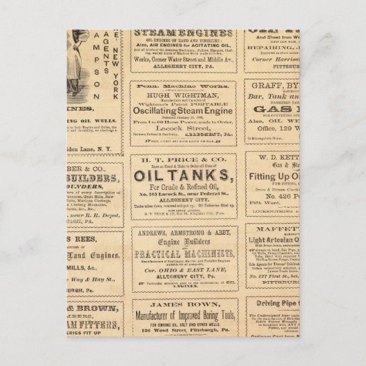 Werbung Postkarte (Vorderseite)