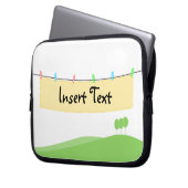 Werbungstasche Laptopschutzhülle (Vorderseite Links)
