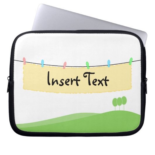 Werbungstasche Laptopschutzhülle (Vorderseite)