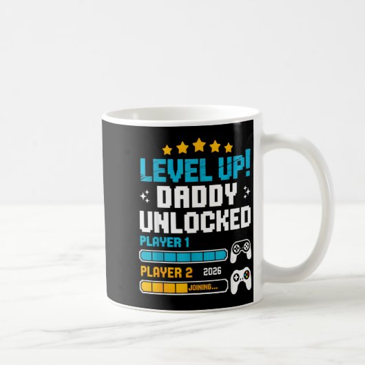 Werde 2026 Papa befördert aufgestuft zu Kaffeetasse (Rechts)