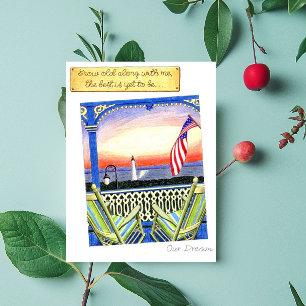 Werde alt mit mir Postkarte