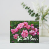 Werde bald gesund Gene Boerner Rose #2 Postkarte (Stehend Vorderseite)