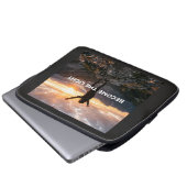 Werde das Licht Laptopschutzhülle (Vorne Knopf)