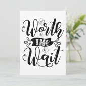 Werde den Bodysuit warten, der das Warten wert ist Ankündigung (Stehend Vorderseite)