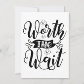 Werde den Bodysuit warten, der das Warten wert ist Dankeskarte