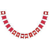 Werde die Jagdflagge der Mine Valentine Wimpelkette (Alle)