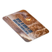 "Werde ein Mann von Wert" Inspiration Zitat Flexi Magnet (Rechte Seite)