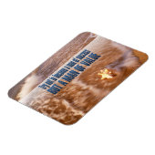 "Werde ein Mann von Wert" Inspiration Zitat Flexi Magnet (Linke Seite)