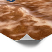 "Werde ein Mann von Wert" Inspiration Zitat Poster (Ecke)