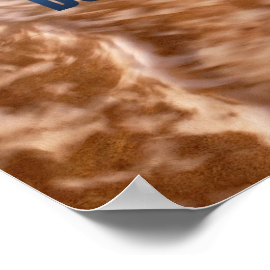 "Werde ein Mann von Wert" Inspiration Zitat Poster (Ecke)