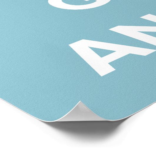 Werde einen Mustache wachsen! Poster (Ecke)