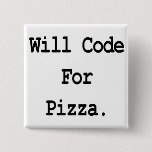 werde für Pizza coden Button