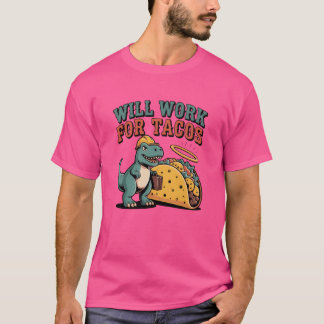 Werde füracos arbeiten Lustiger Food Lover Zitat r T-Shirt