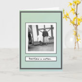 Werde Gesund Funny Karte (Gelbe Blume)