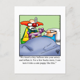 Werde Gesund Humor Humor Postkarte