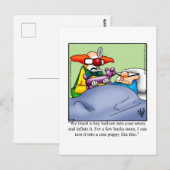 Werde Gesund Humor Humor Postkarte (Vorne/Hinten)
