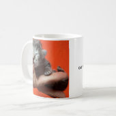 Werde Gesund, ich sorge mich um dich, Katzen-Kaffe Kaffeetasse (Vorderseite Links)