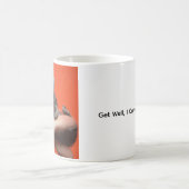 Werde Gesund, ich sorge mich um dich, Katzen-Kaffe Kaffeetasse (Mittel)