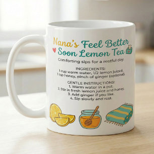 Werde Gesund Oma Rezept Zitronen Honig Ingwer Tee Kaffeetasse