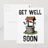 Werde gesund postkarte (Vorne/Hinten)