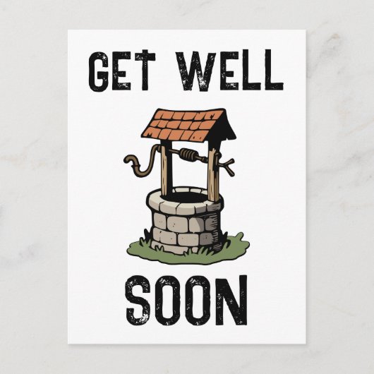 Werde gesund postkarte (Vorderseite)