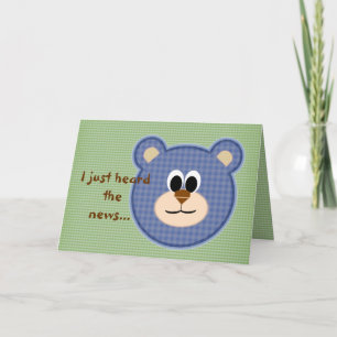 Werde Gesund Teddybär Karte