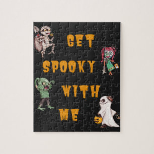 Werde gruselig mit mir Halloween-Monster-Puzzle Puzzle