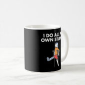 Werde gut verletzten Leg Broken Leg Ich tue meine  Kaffeetasse (VorderseiteRechts)