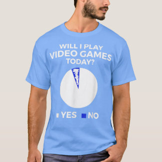 Werde ich heute Videospiele spielen Funny Gamer Ga T-Shirt