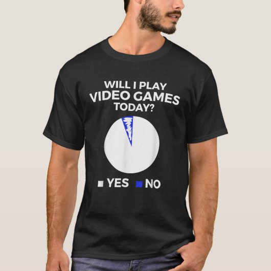 Werde ich heute Videospiele spielen Funny Gamer Ga T-Shirt (Vorderseite)