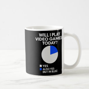 Werde ich heute Videospiele spielen - PC-Gaming-Li Kaffeetasse