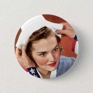 Werde Krankenschwester Button