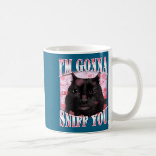 Werde lustiges Gehirnverrottung dummes Katzenmeme- Kaffeetasse