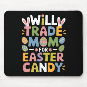 Werde Mama Für Oster Süßigkeiten Eier Kinder Junge Mousepad