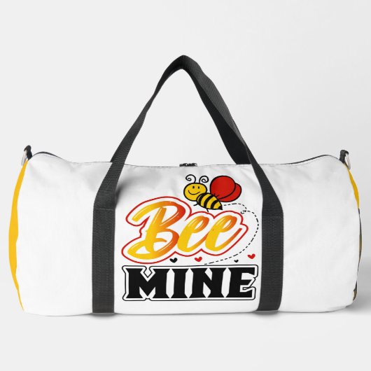 Werde mein Herz Duffle Bag (Vorderseite)