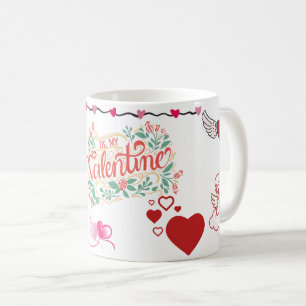 Werde-mein-Valentinstag-Schöne-Herz-Tasse Kaffeetasse