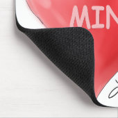 Werde meine Valentine Mousepad (Ecke)