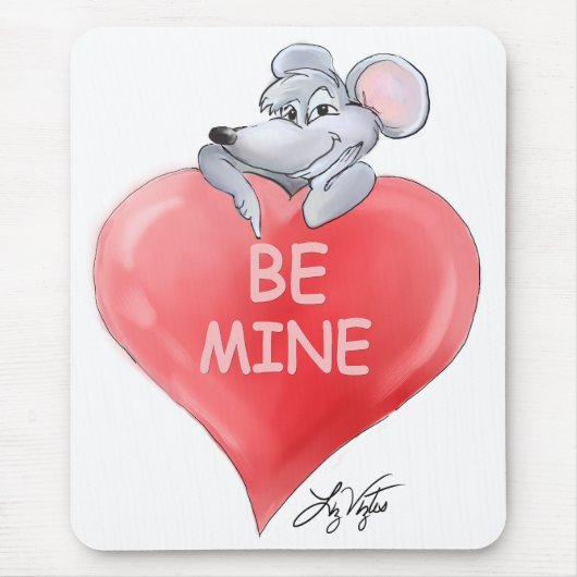 Werde meine Valentine Mousepad (Vorne)