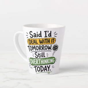 Werde mich morgen darum kümmern milchtasse