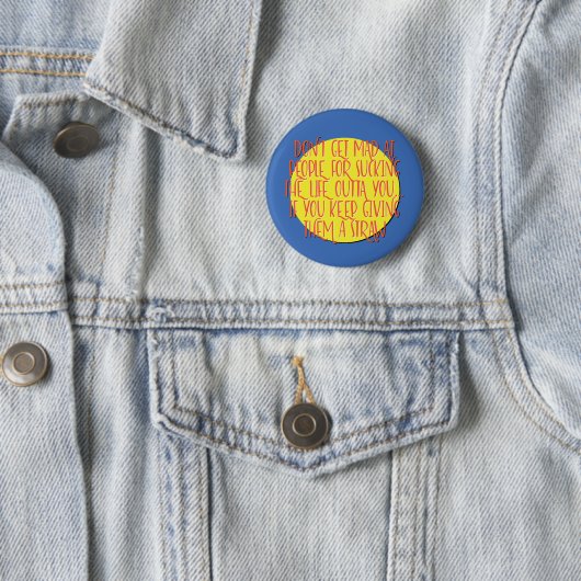 Werde nicht wütend auf Leute 12-Schritte-AA-Recove Button (Beispiel)