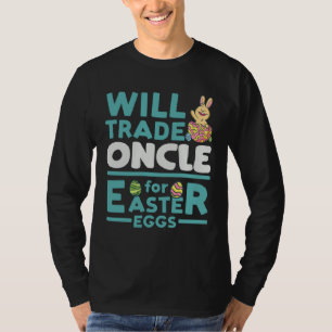 Werde Oncle für Ostereier tauschen Onkel Familie T T-Shirt