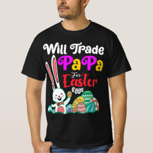Werde Papa für Ostereier tauschen T-Shirt
