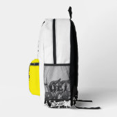 Werde reich oder stirb beim Versuch — Chrome-Typog Bedruckter Rucksack (Rechts)