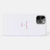 Werde sanft ihr Telefon Case | Minimalistisch Weib (Rückseite (Horizontal))
