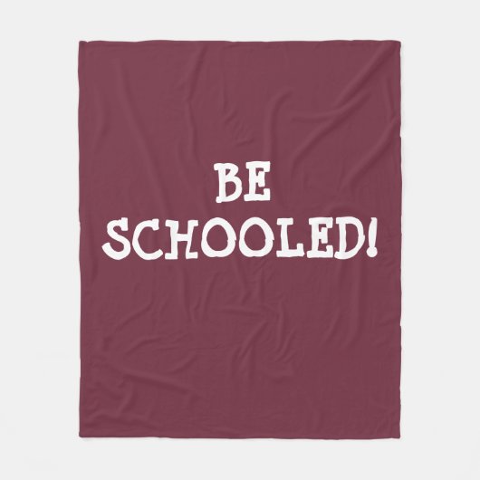 WERDE SCHULDIG! FLEECEDECKE (Vorderseite)