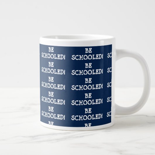 WERDE SCHULDIG! Jumbo-Tasse (Rechts)