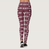 WERDE SCHULDIG! LEGGINGS (Rückseite)