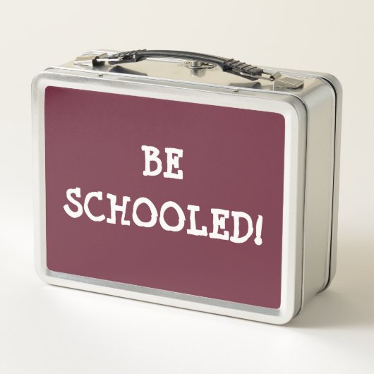 WERDE SCHULDIG! METALL BROTDOSE (Rückseite)